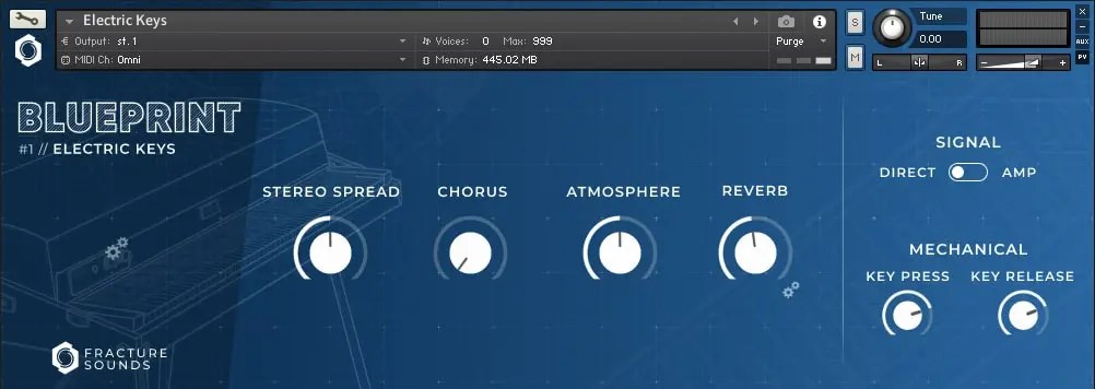 Fracture Sounds – BLUEPRINT ELECTRIC KEYS (KONTAKT)