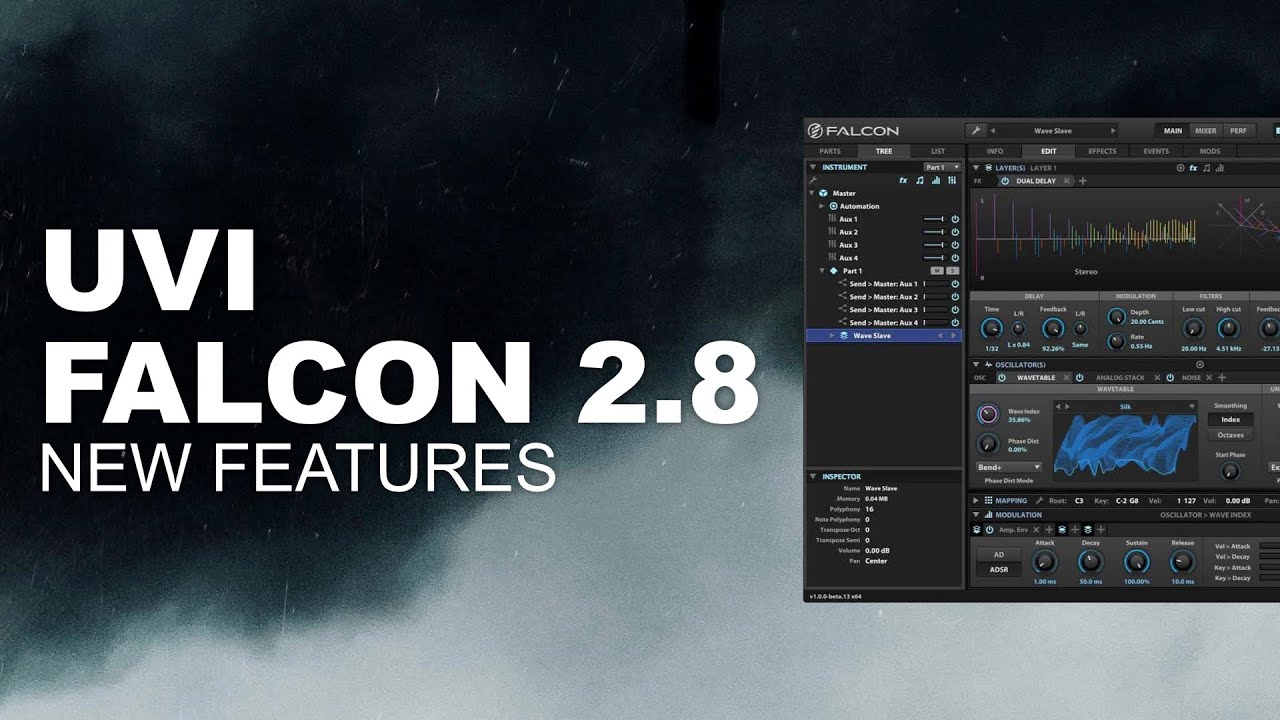 UVI – Falcon v2.8.6 UNLOCKED Incl Emulator- STANDALONE, VSTi, VSTi3, AAX x64