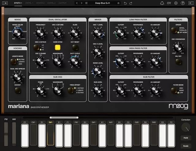 Moog Music – Mariana v1.0.1 STANDALONE, VST3i x64-synthesizer