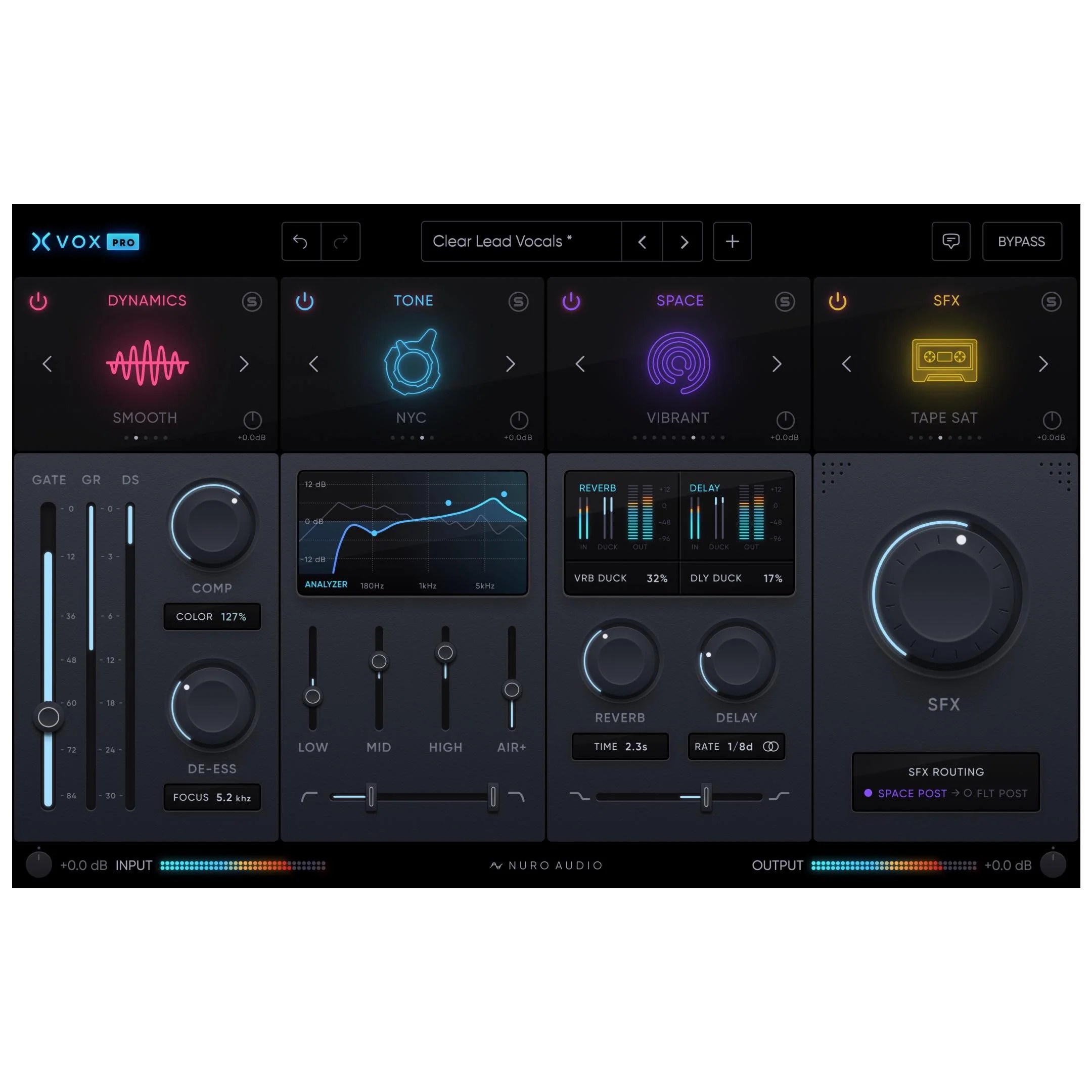 Nuro Audio – Xvox Pro v1.0.3 VST3, AAX-Mixing