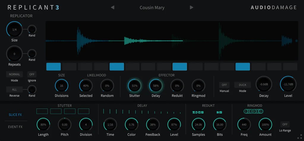 Audio Damage – AD056 Replicant 3 v3.0.8 VST3, AUv3, CLAP, AAX WIN.OSX x64