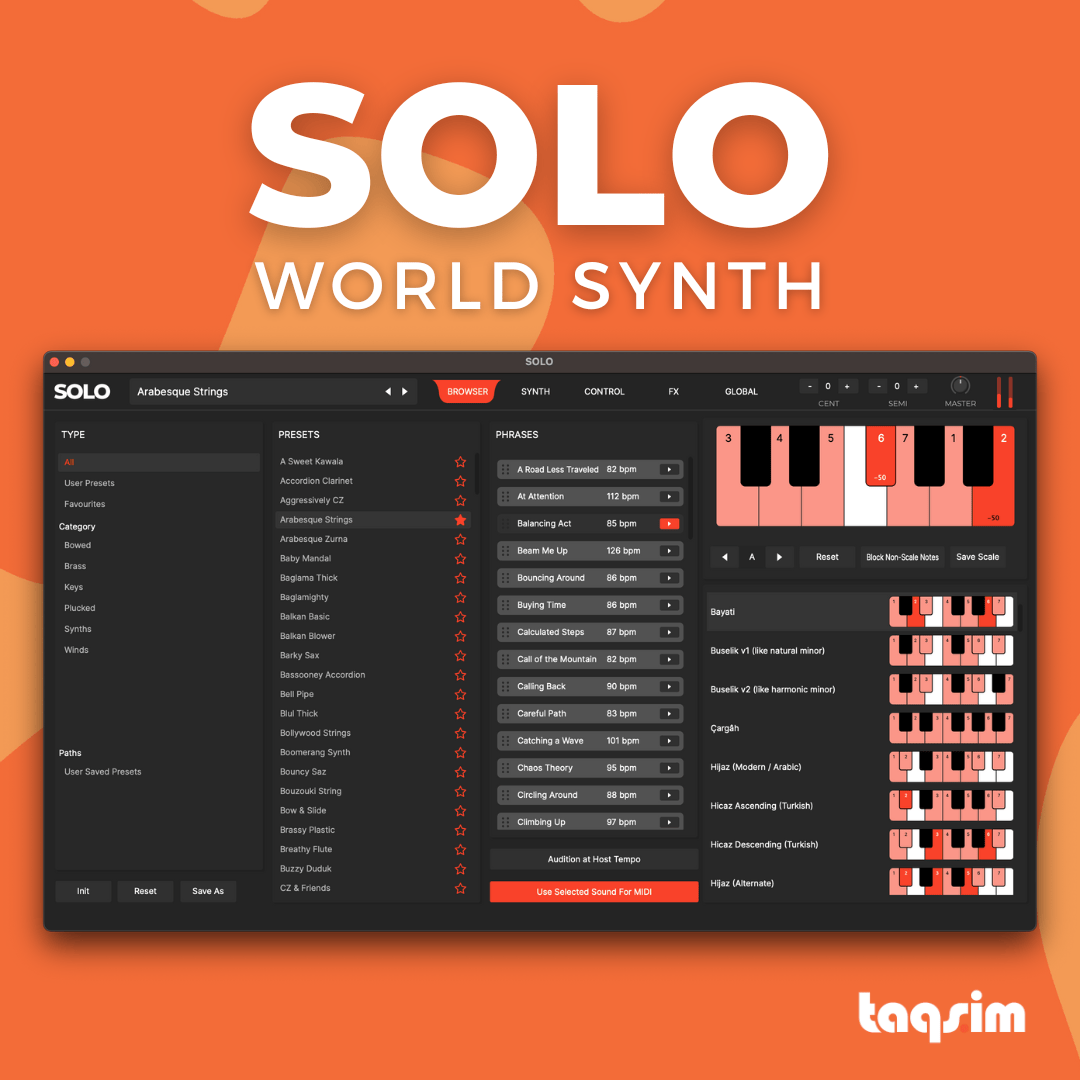 TAQS. IM – SOLO – World Synth 3 v3.0.1 STANDALONE, VST3i, AAX x64