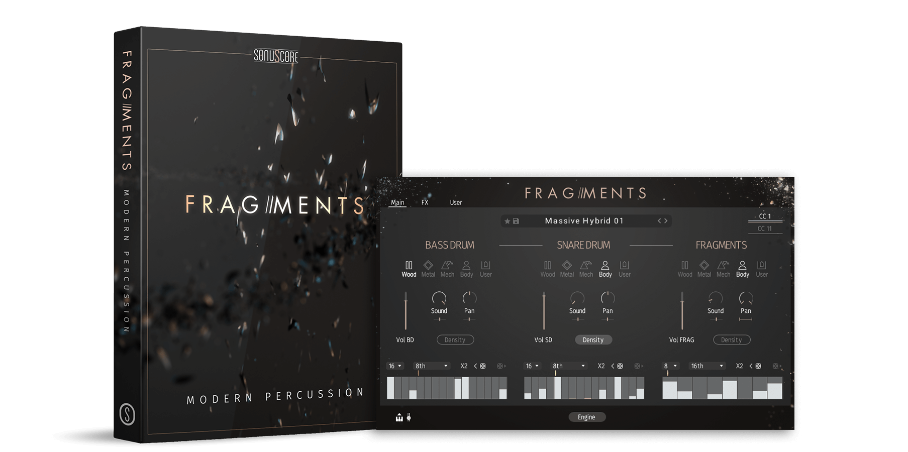 Sonuscore – FRAGMENTS – modern percussion (KONTAKT)
