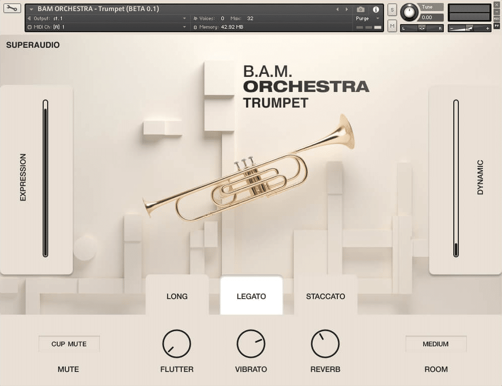 SuperAudio – B.A.M. Orchestra Trumpet (KONTAKT)