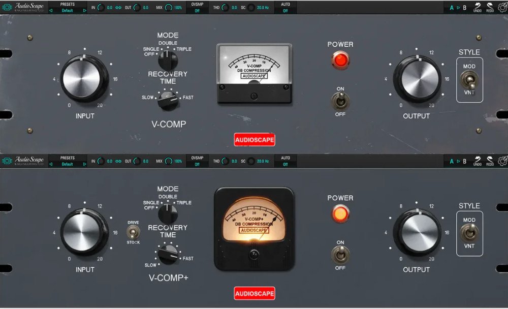 AudioScapeKiive Audio – V-Comp v1.0.3 VST3, AU, AAX WIN.OSX
