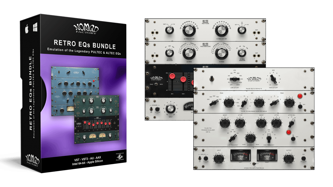 Nomad Factory – Retro EQs Bundle v2.1.0 VST, VST3, AAX x64