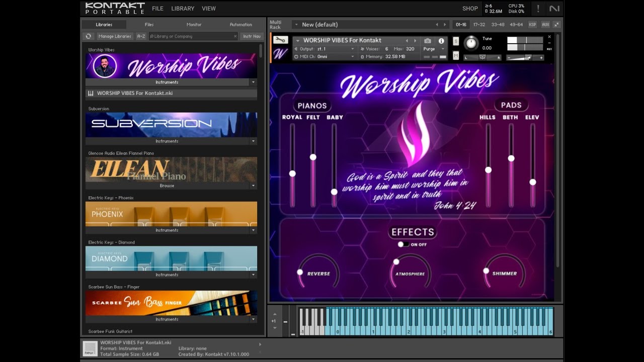 Ed Araújo – Worship Vibes (KONTAKT)