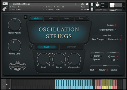 Osterhouse Sounds – Oscillation Strings 1.1.0 (KONTAKT)