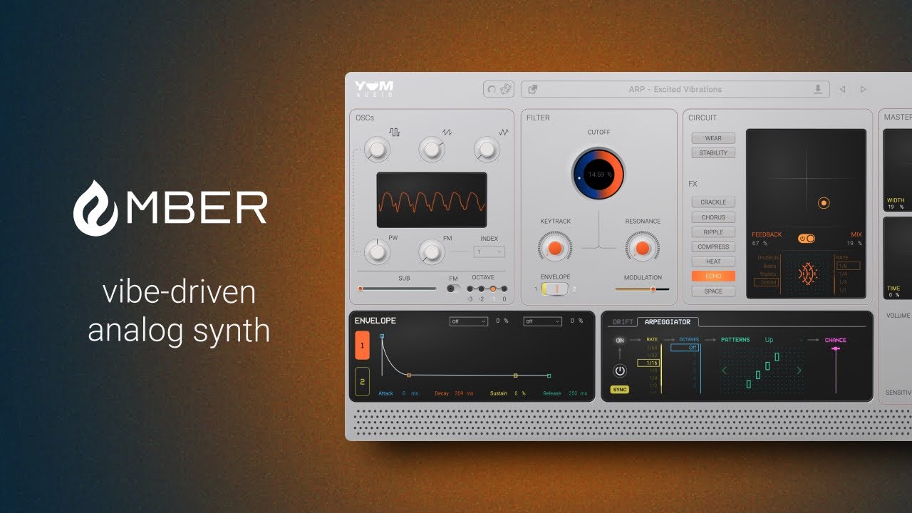 Yum Audio – Ember v1.0.0 VST3, AAX x64
