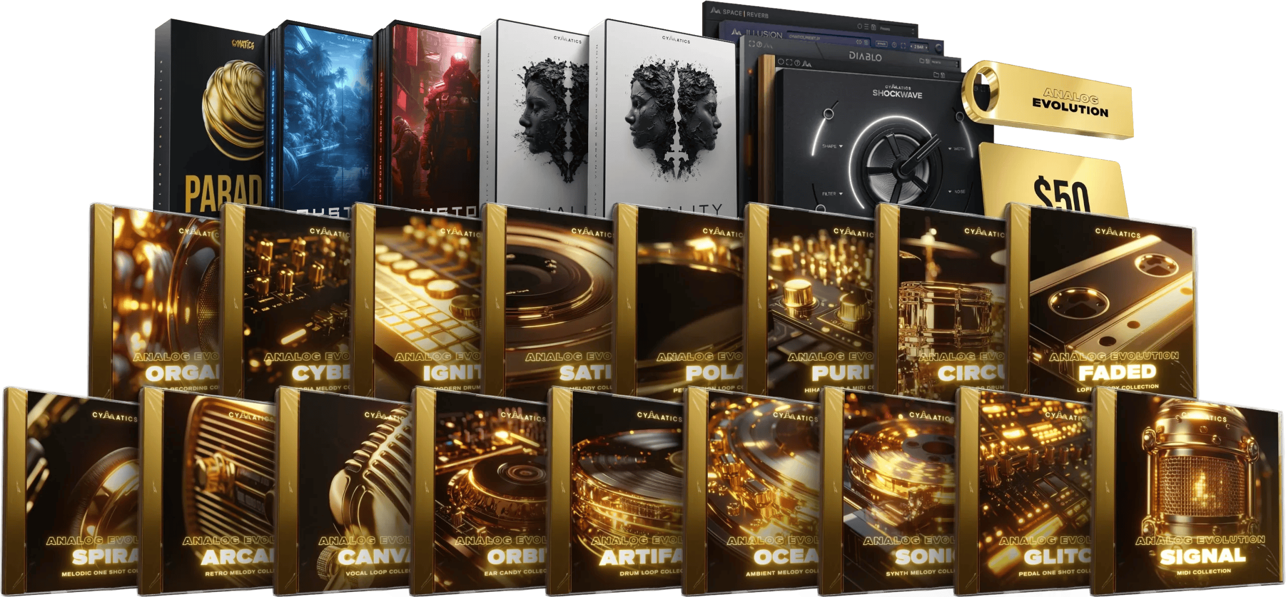 Cymatics – ANALOG EVOLUTION (MIDI, WAV)