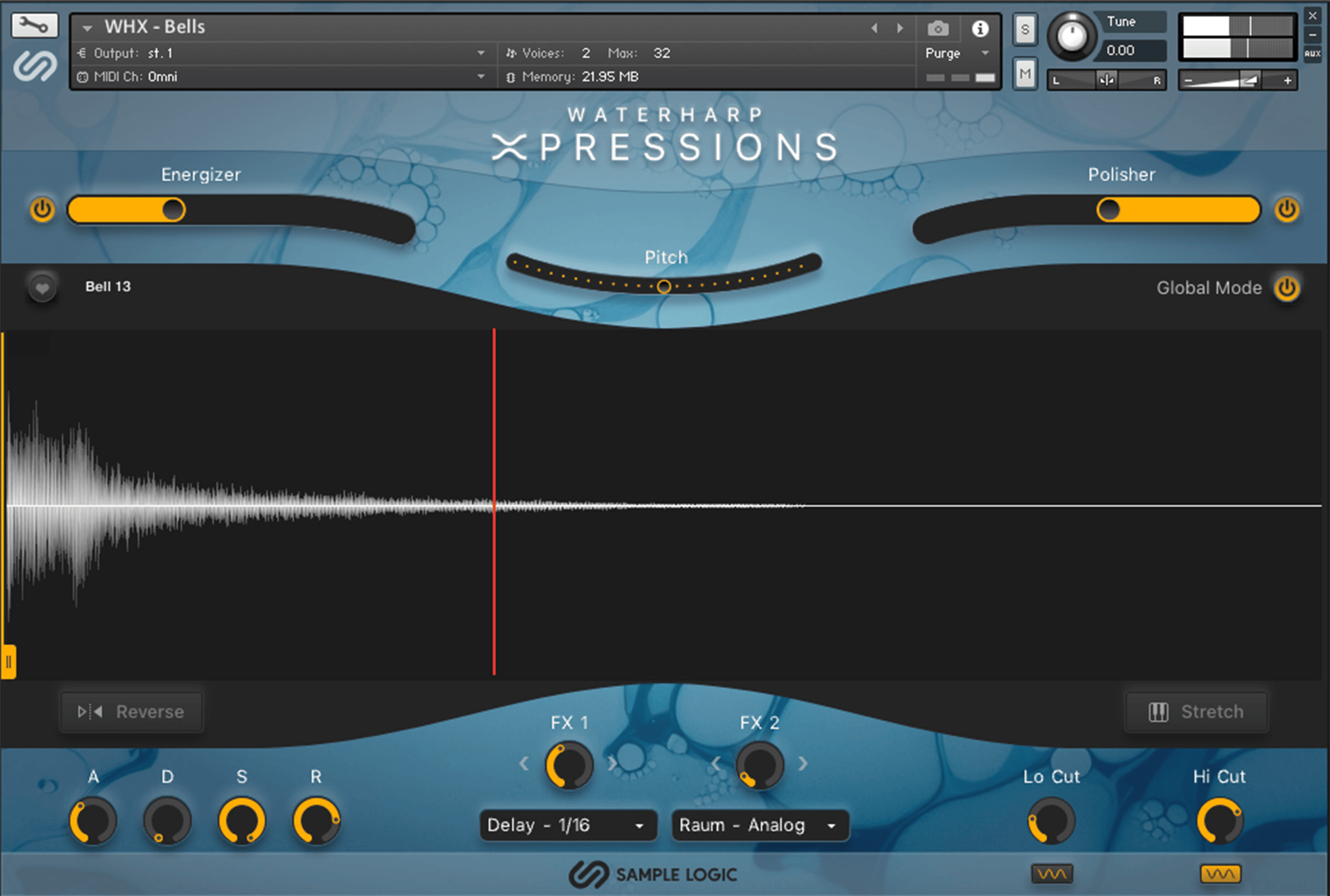 Sample Logic – Waterharp Xpressions (KONTAKT)