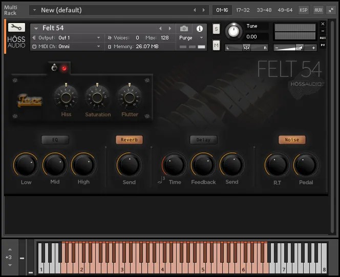 Hoss Audio – Felt 54 (KONTAKT)