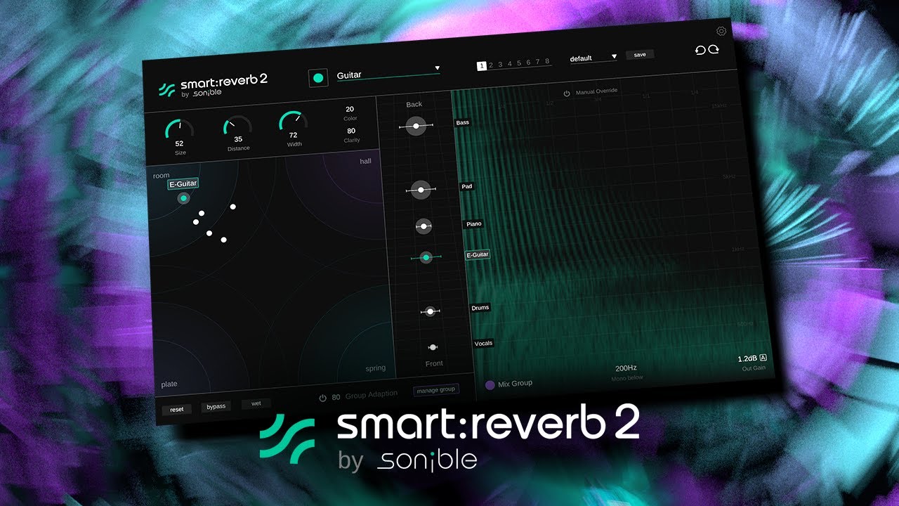 Sonible – smartreverb 2 v1.0.1 VST, VST3, AAX x64