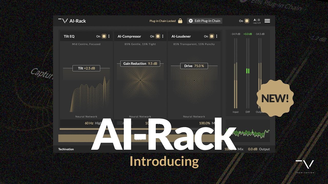 Techivation – AI-Rack v1.0.0 VST, VST3, AAX х64