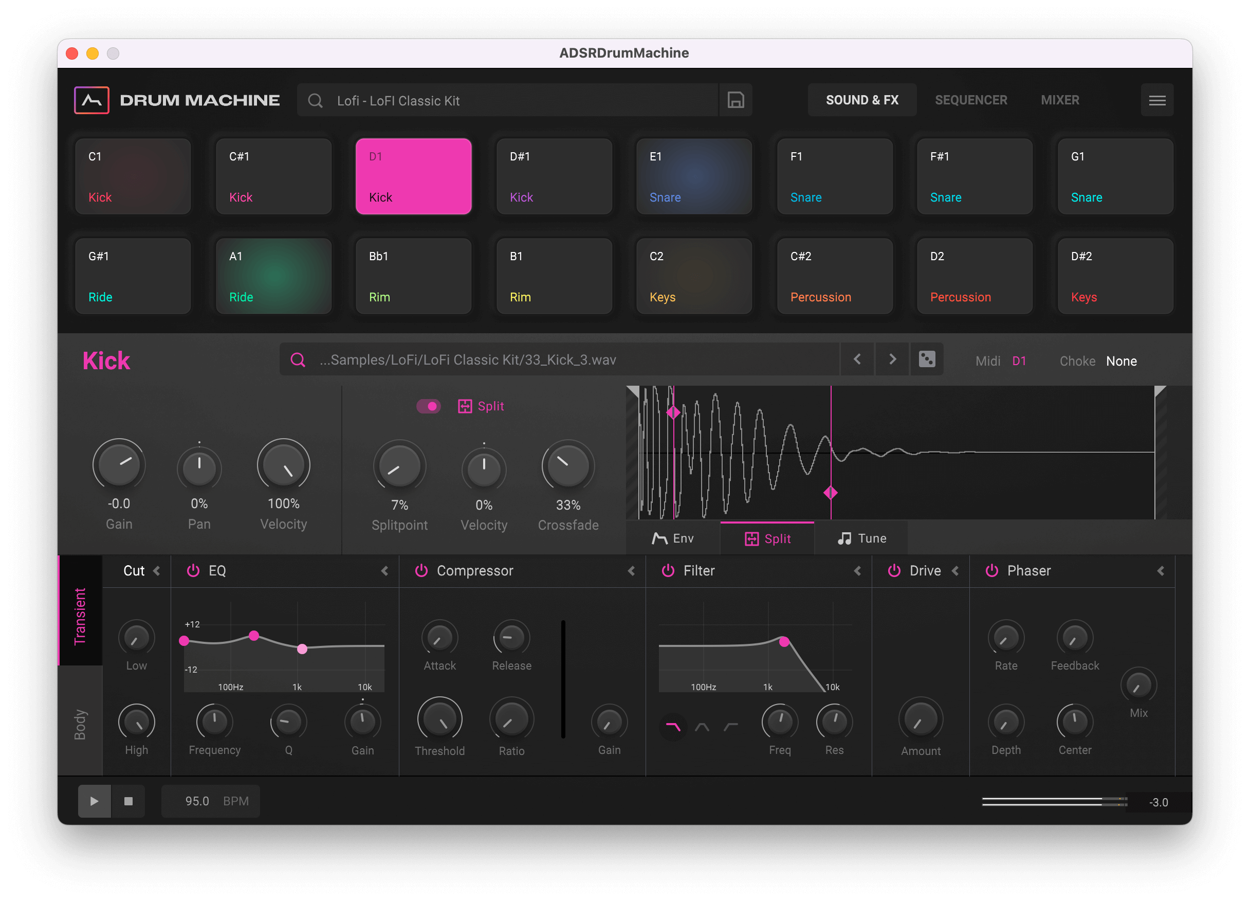 ADSR Sounds – ADSRDrumMachine 1.4.0 STANDALONE, VSTi3 x64