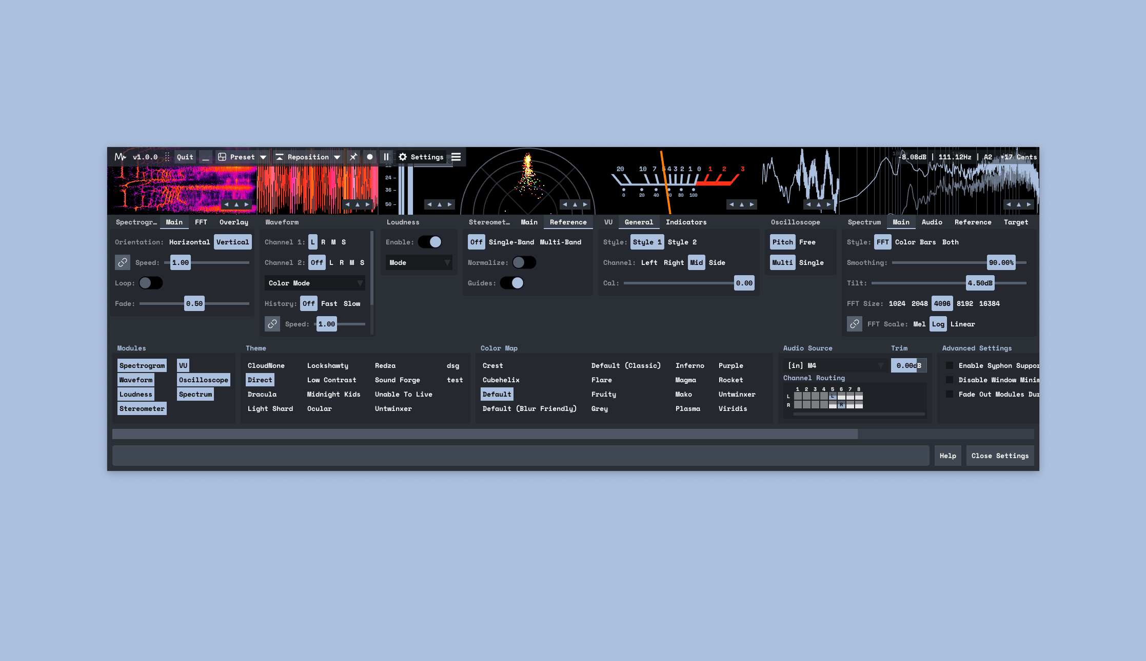 MiniMeters 1.0.22 STANDALONE, VST3, CLAP, AU WIN MAC LINUX