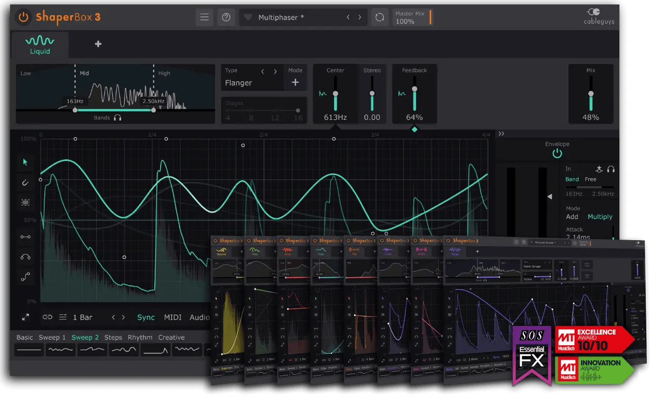 Cableguys – ShaperBox v3.6.1 VST, VST3, AAX x64