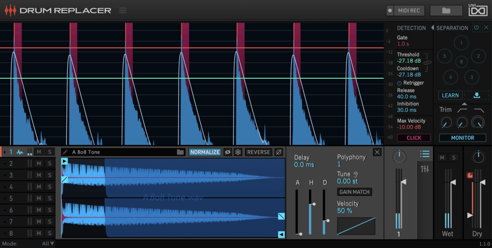 UVI – DrumReplacer v1.3.2 VST VST3 AAX