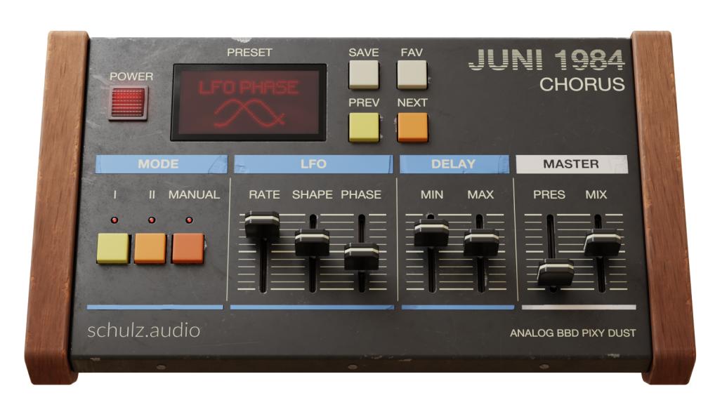 schulz.audio – JUNI 1984 CHORUS v1.1.2147 VST, VST3, AAX x64