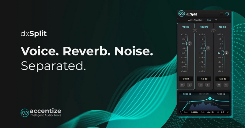 Accentize – dxSplit 1.0.0 VST3, AAX x64