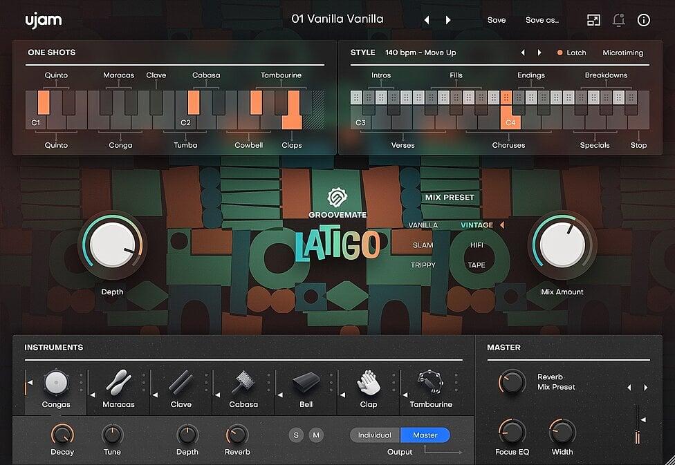 UJAM – Groovemate LATIGO v1.0.0- VSTi, VSTi3, AAX x64