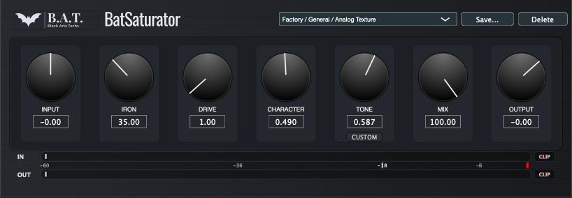Black Arts Techs – BAT Saturator v1.0.0- VST3 x64