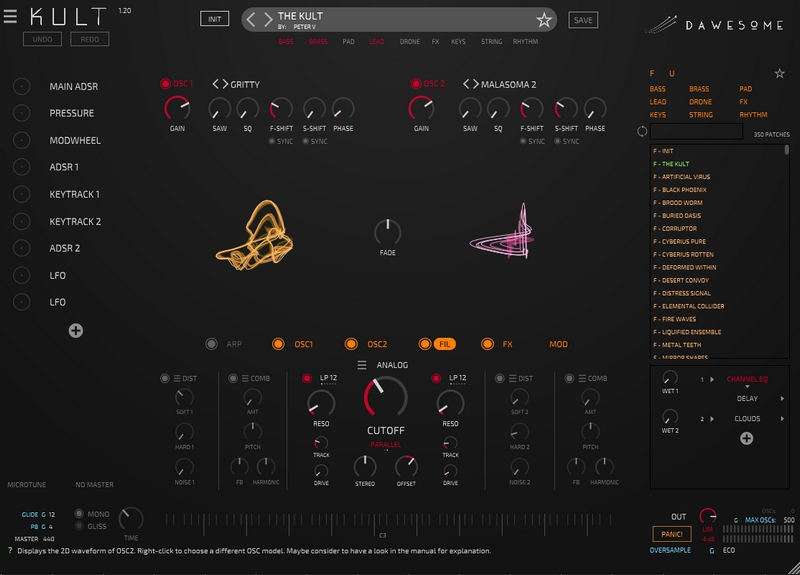 Dawesome (Tracktion Software) – Kult 1.20 VSTi3, AAX x64