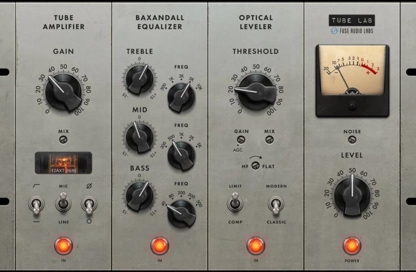 Fuse Audio – Tube Lab v1.0.0 VST, VST3, AAX x86 x64