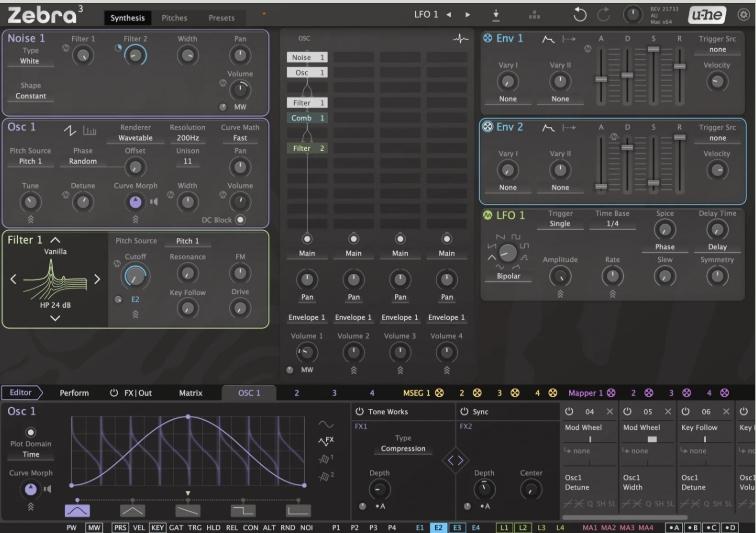 Heckmann Audio – u-he – Zebra3 v3.0.0.21799 – VSTi3, AAX,