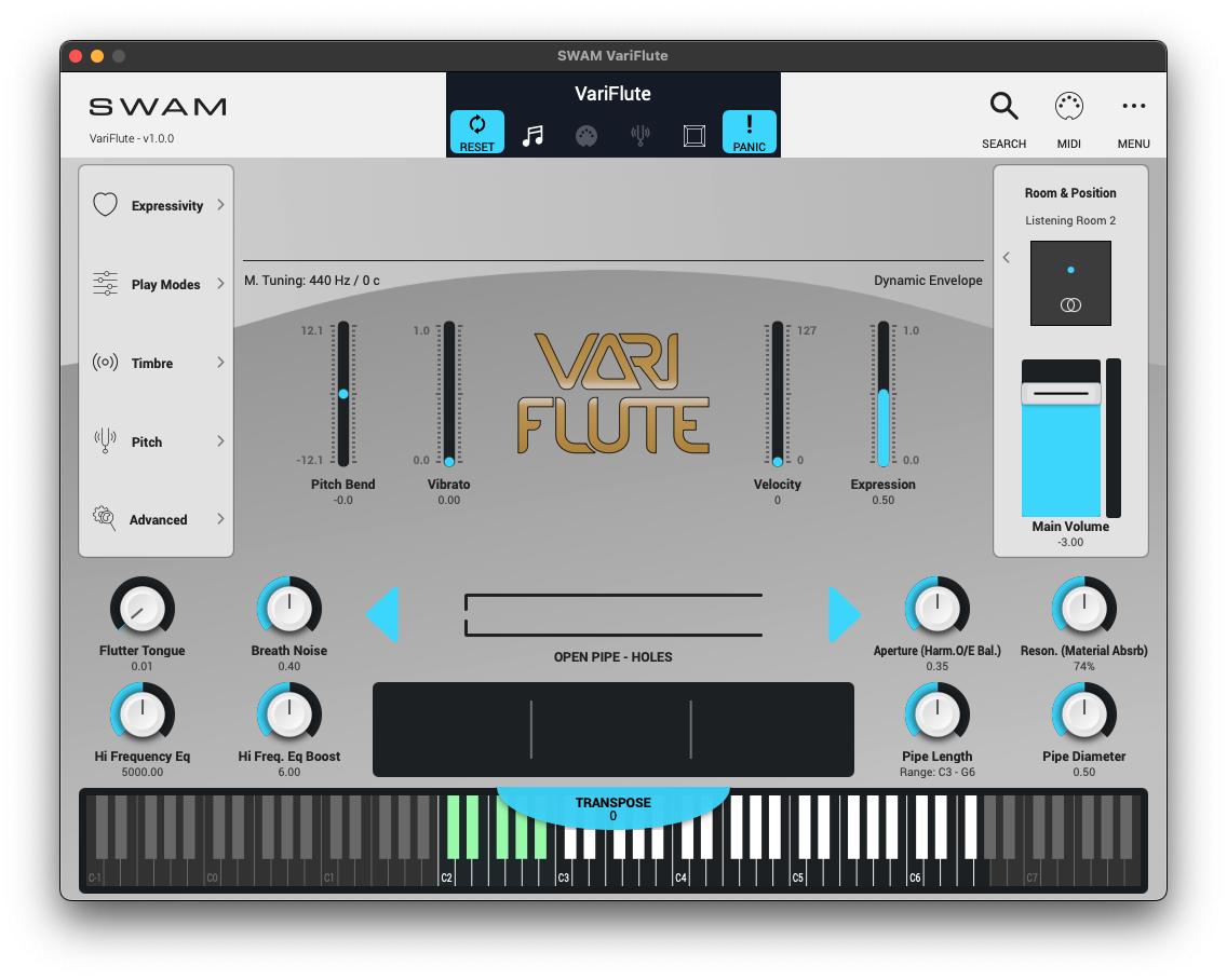 Audio Modeling – SWAM VariFlute v1.2.1 STANDALONE, VSTi, VSTi3, AAX x64