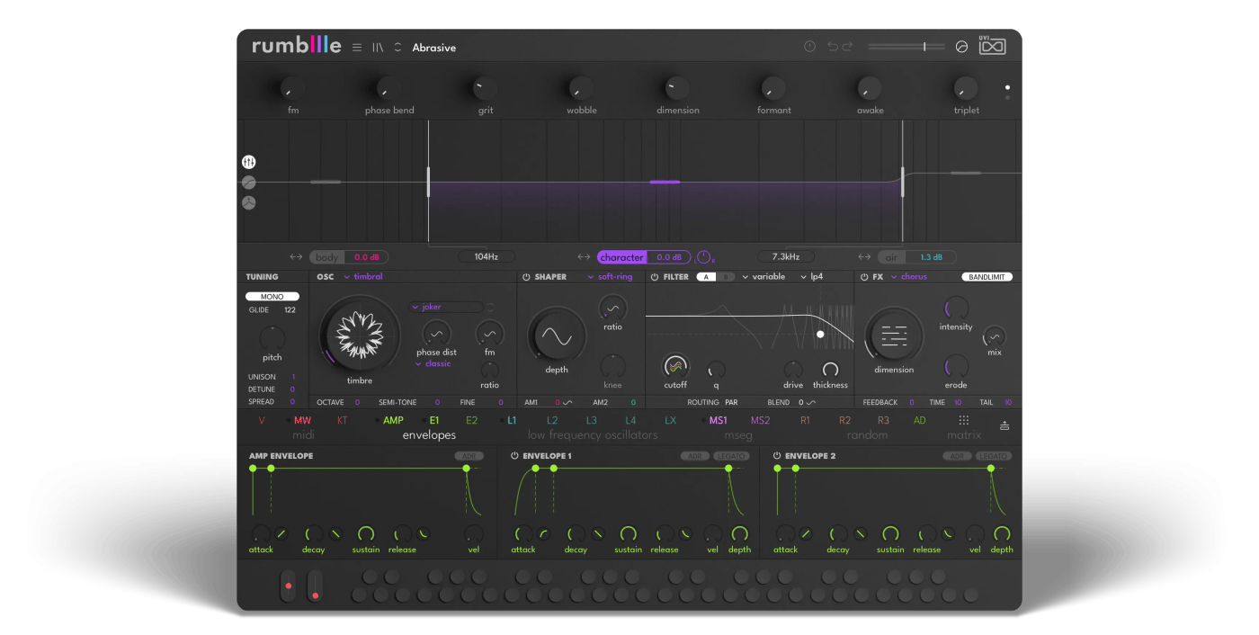 UVI – Rumble v1.0.0 VST3 AAX SAL WIN