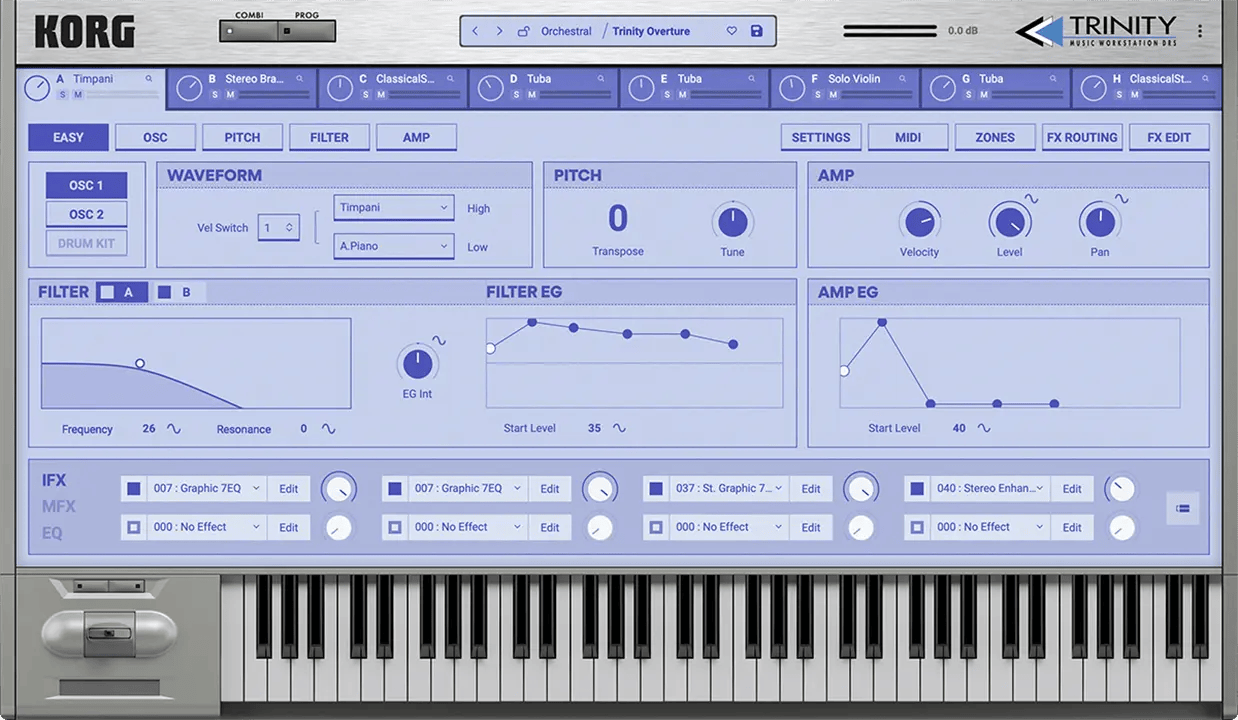 KORG – TRINITY v1.1.4 STANDALONE, VSTi3, AAX x64