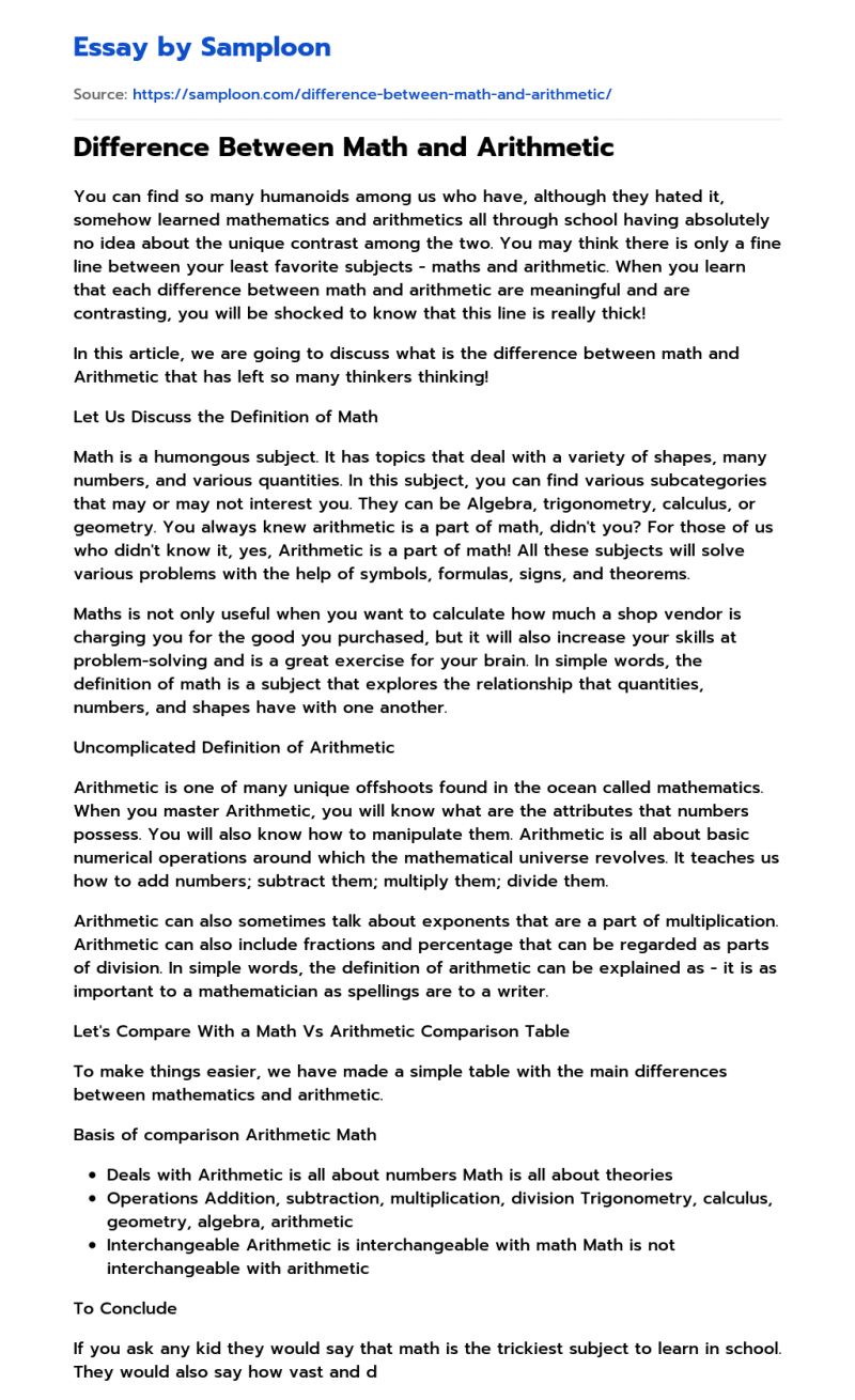 I Sense A Need To Clarify The Differences Between Arithmetic And - Professional Ultra HD Minimal Photos | Free Download