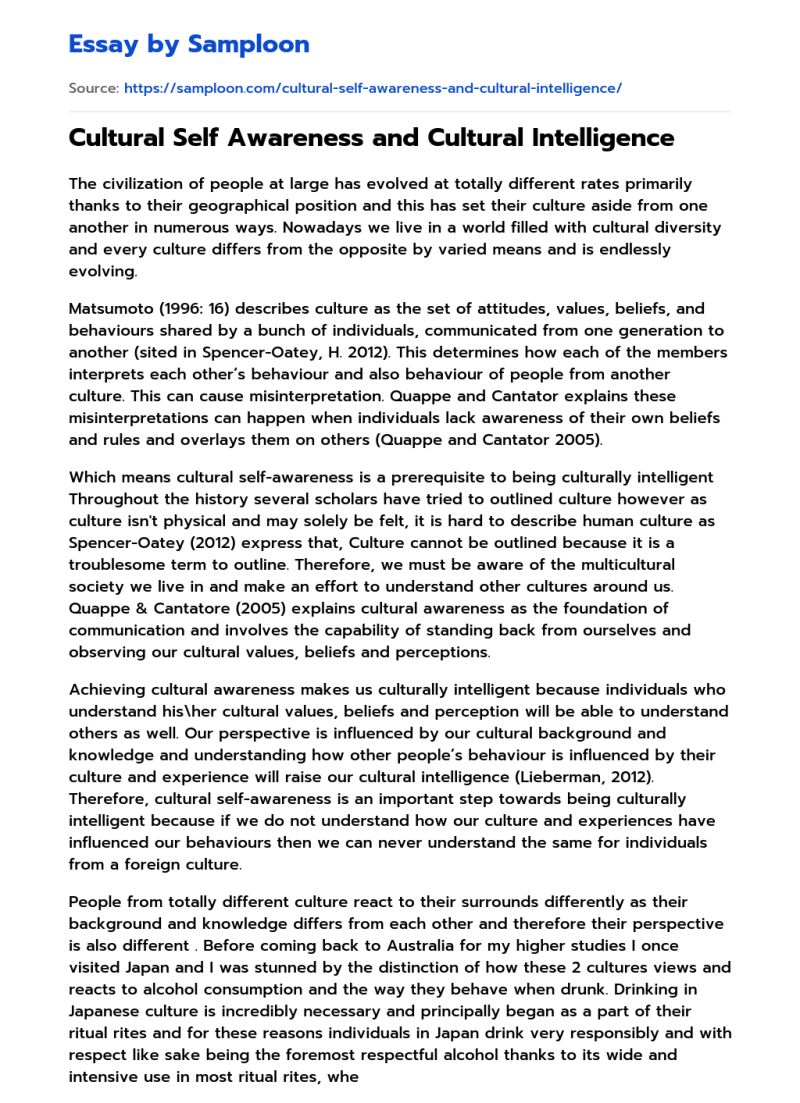 Pdf Developing Cultural Self Awareness And Knowledge To Enhance - City Designs - Modern 4K Collection