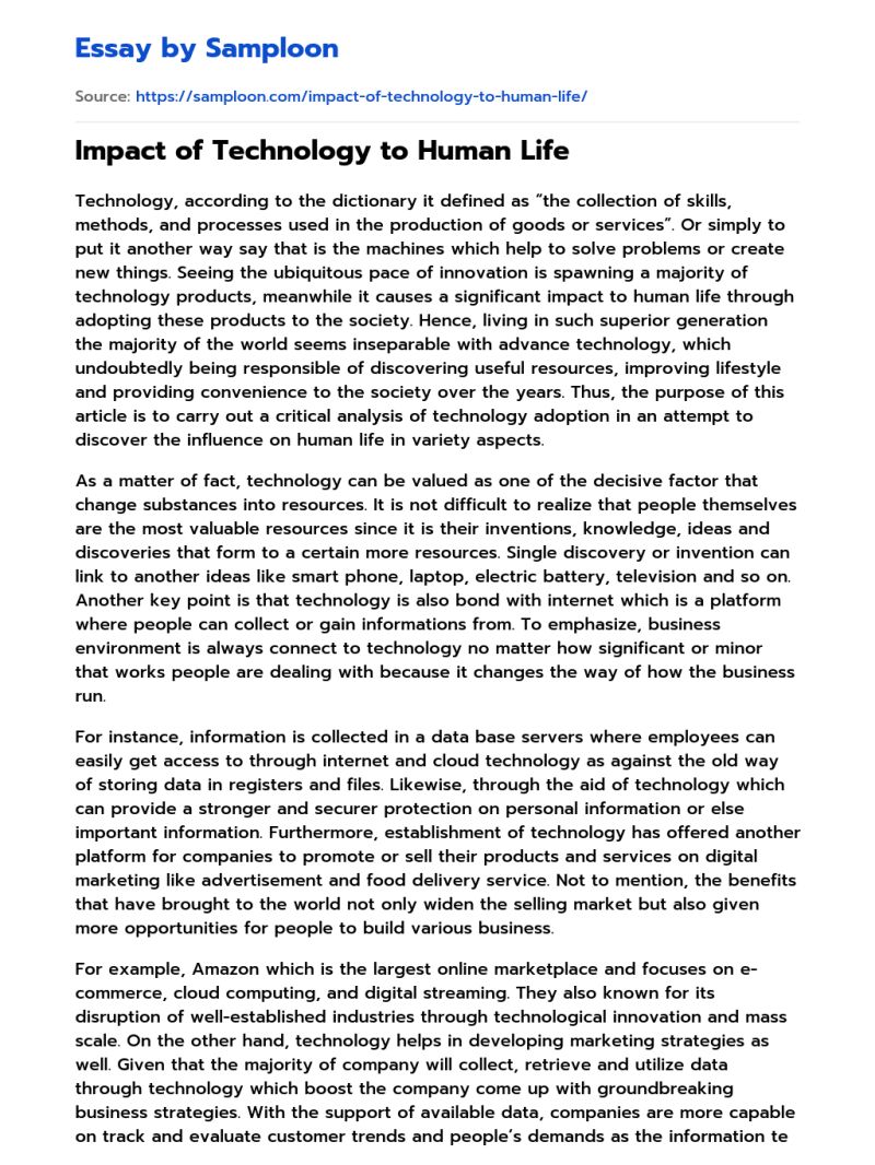 Technology Essay A1 Sample Answer How Will Technology Change Impact - Best Sunset Arts in High Resolution