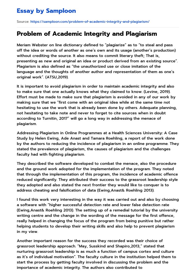 Academic Integrity Assignment Avoiding Plagiarism - Retina Space Photos for Desktop