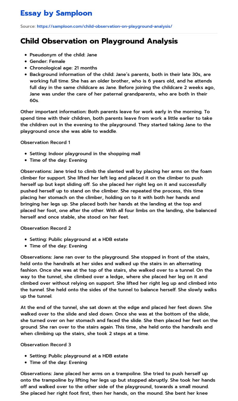 Child Observation Paper Example Phdessay Com - Sunset Wallpaper Collection - HD Quality