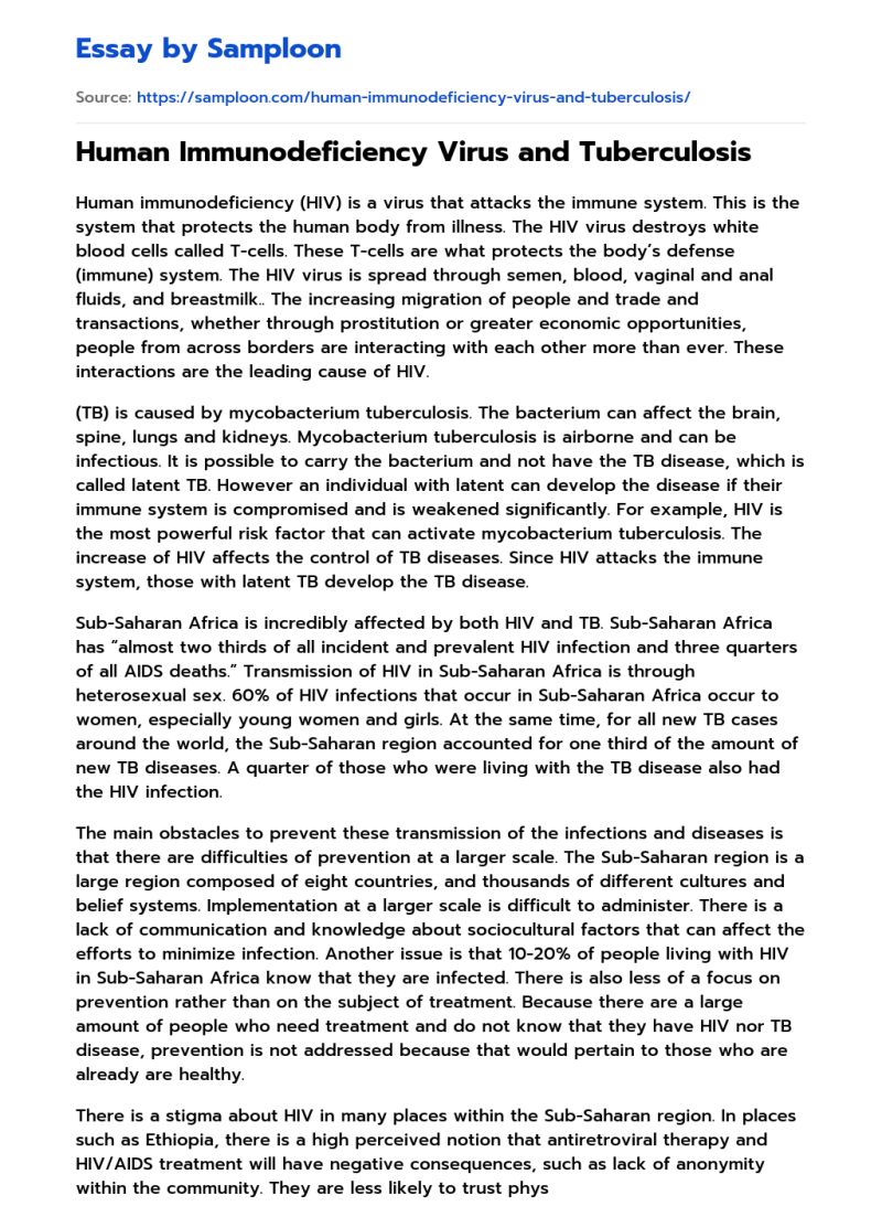 Human Immunodeficiency Virus Epidemiology Free Essay Example - Ocean Arts - Amazing 4K Collection