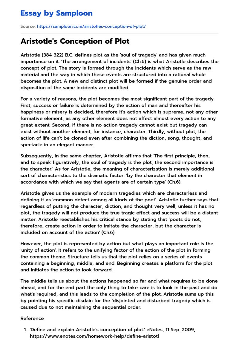 Aristotle Pdf Plot Narrative Tragedy - 4K Landscape Textures for Desktop