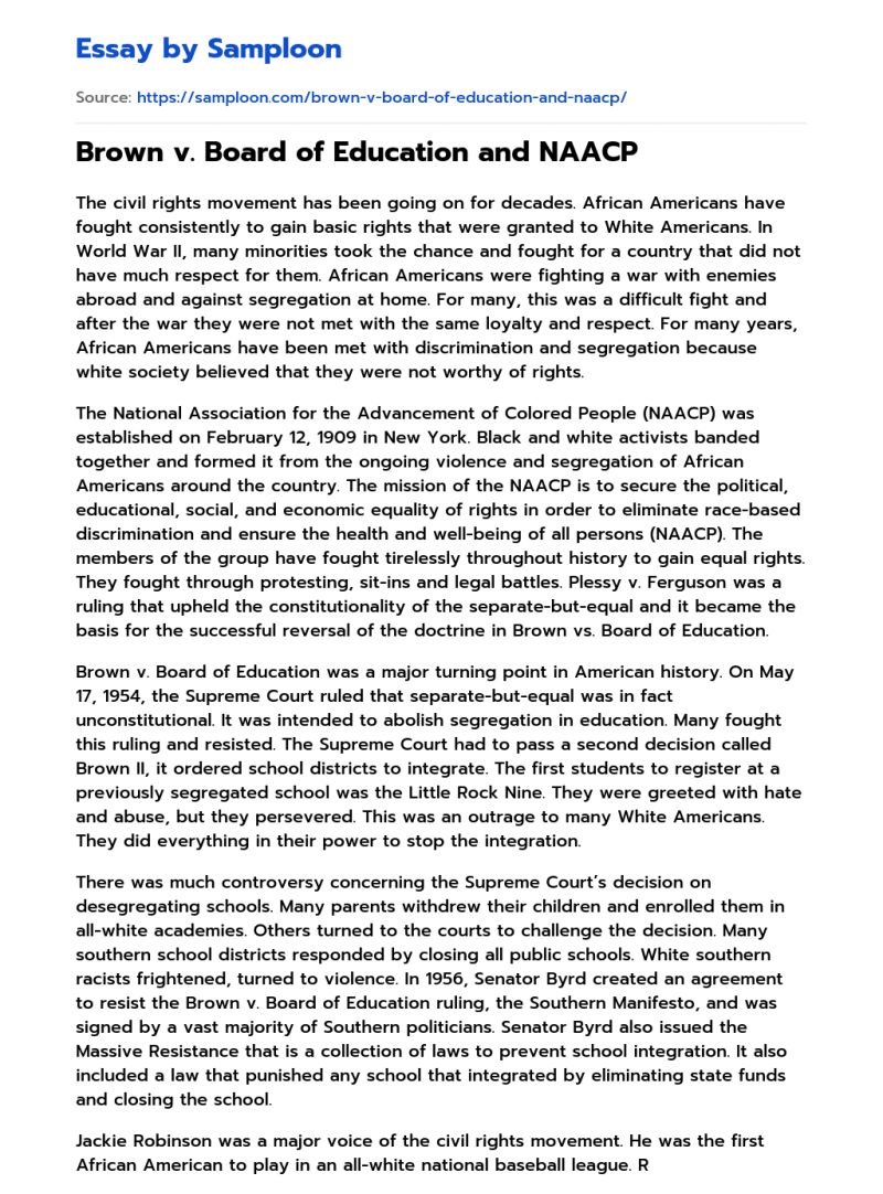 Brown Vs Board Of Education And Naacp Lesson Plan For 11th Grade - Premium Ultra HD Nature Pictures | Free Download