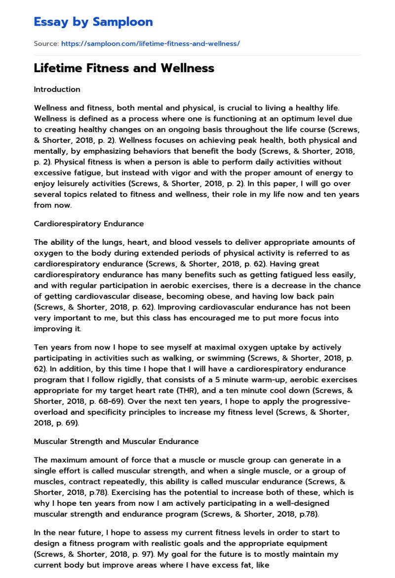 Essay Example On Overall Wellness Speedypaper Com - Best Light Wallpapers in Ultra HD