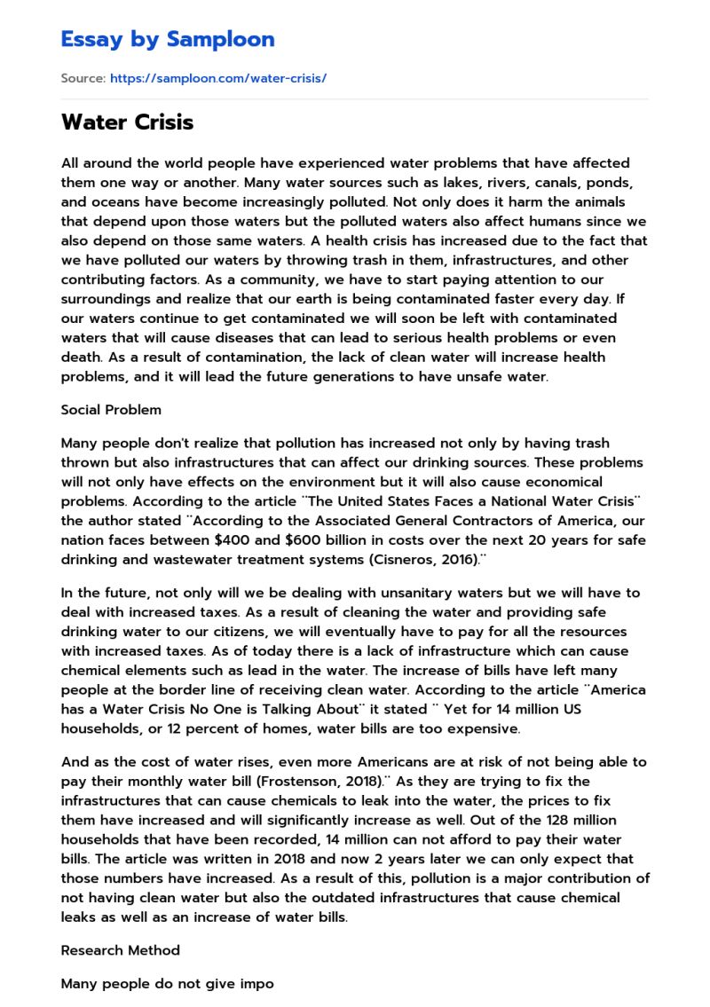 Water Consumption Free Essay Sample On Samploon Com - Ultra HD City Backgrounds for Desktop