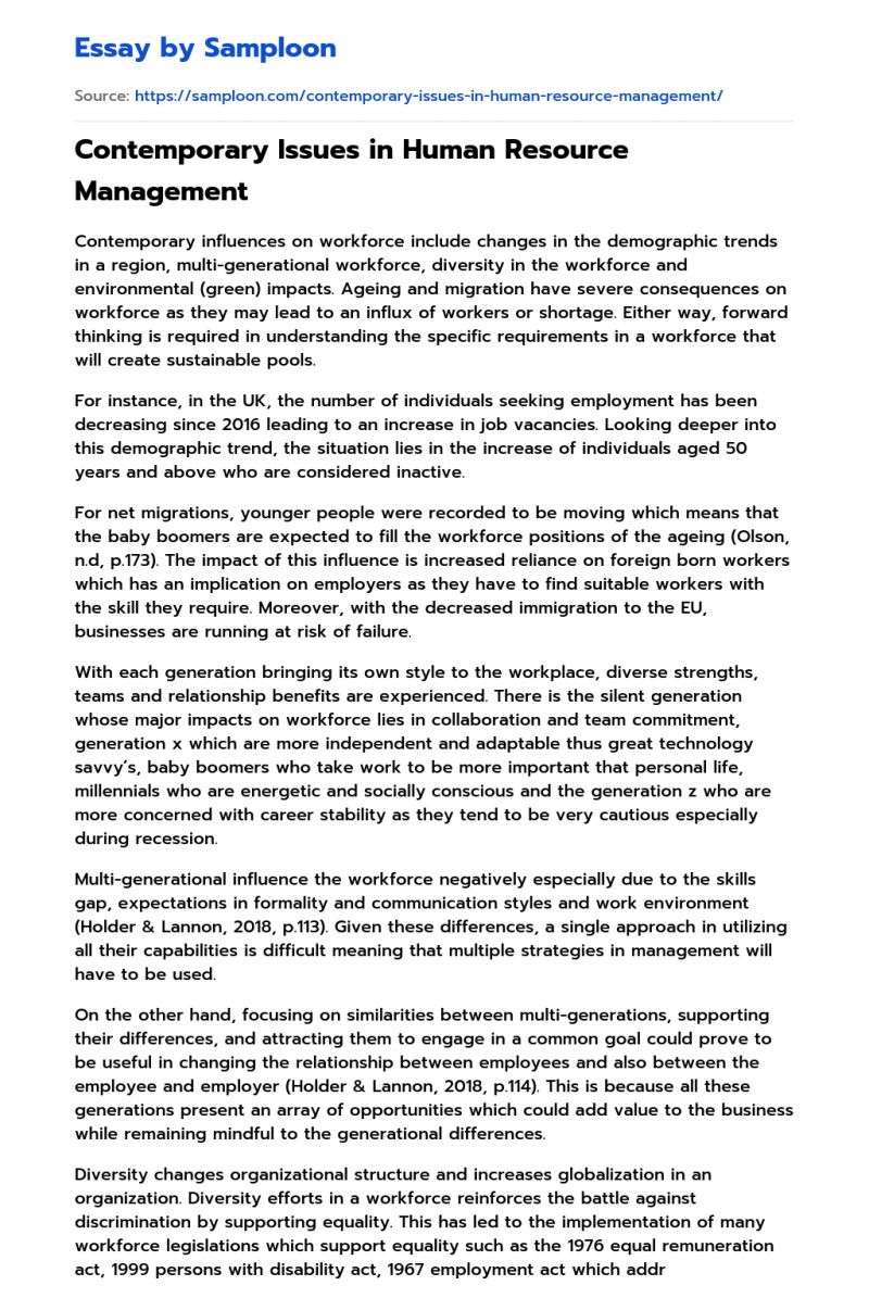 Human Resource Management Issues Free Essay Example - Minimal Textures - Classic Retina Collection