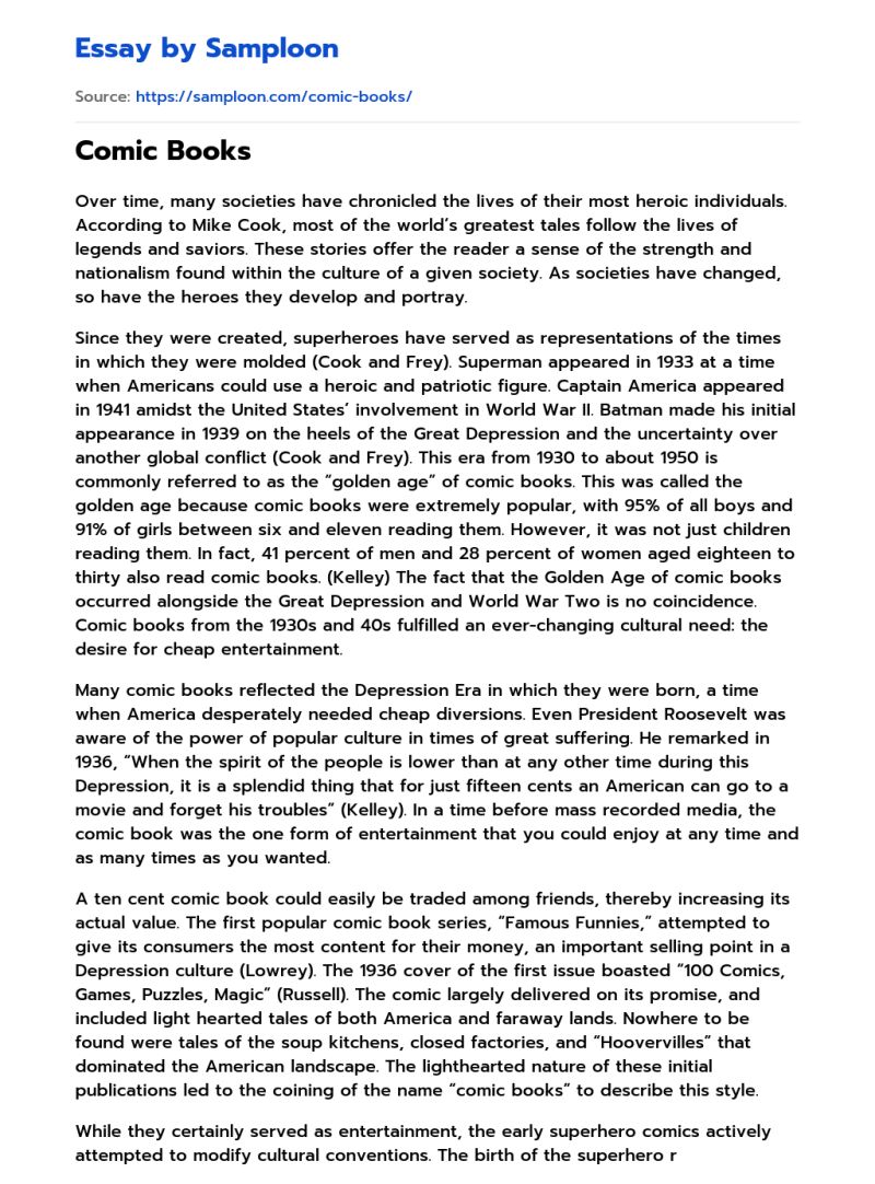 Comic Essays - Artistic Nature Design - HD