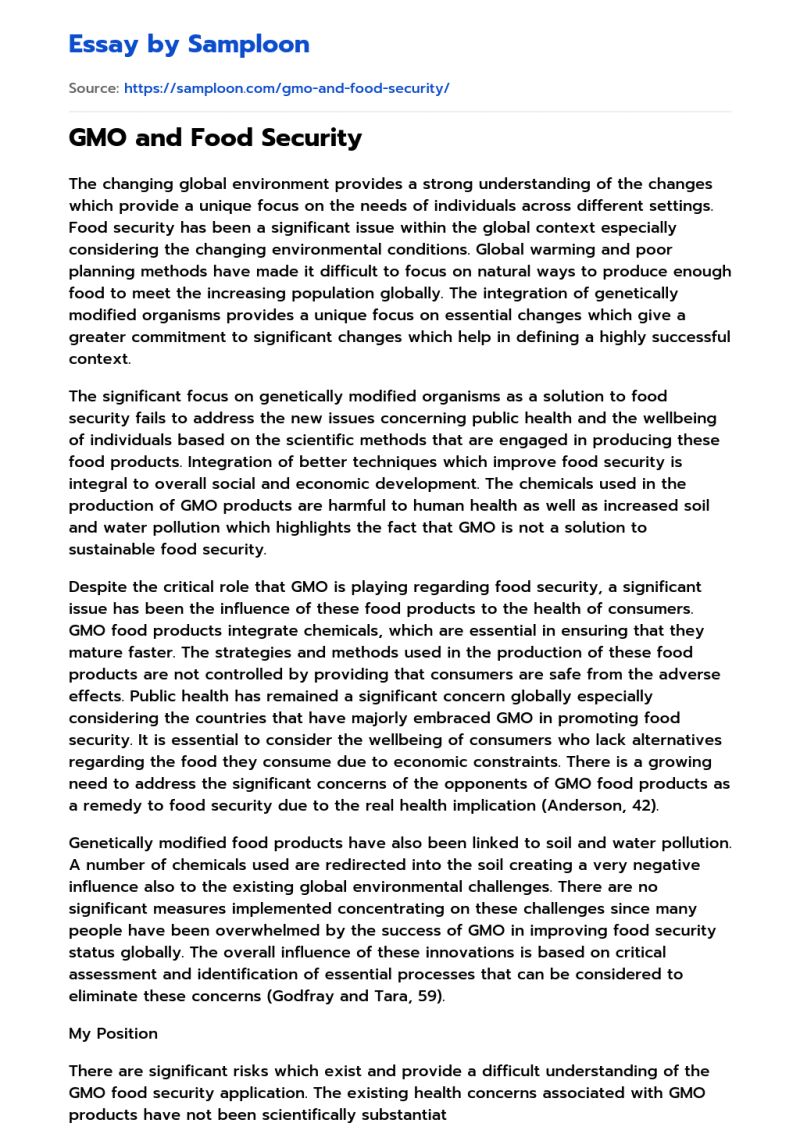 Gmo Food Essay Pdf - Incredible Mobile Ocean Pictures | Free Download