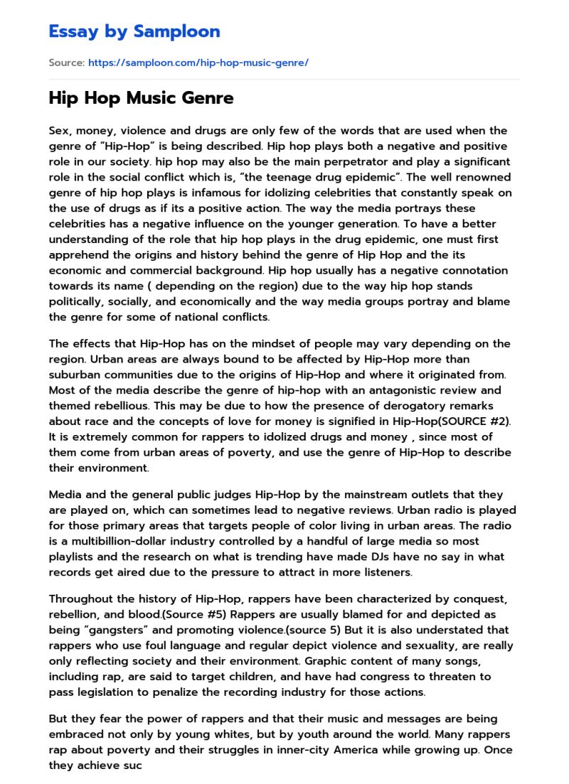 Sample Essay In Mla Format Pdf Citation Hip Hop Music - City Art Collection - 4K Quality