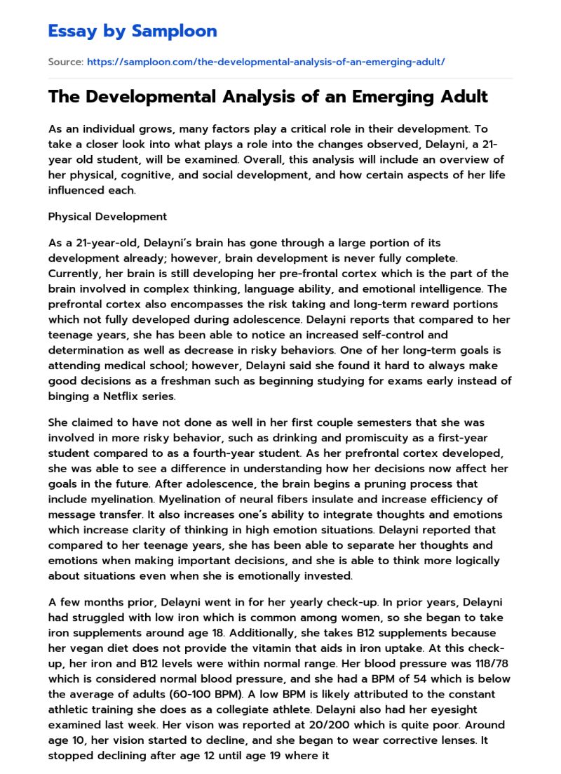 Developmental Analysis Docx Developmental Analysis Bstract The - Best Colorful Textures in Desktop