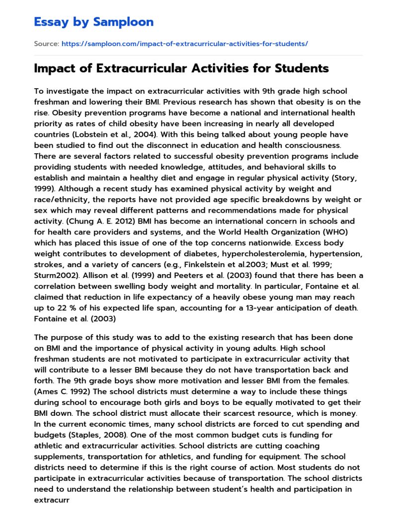 Impact Of Extracurricular Activities On Students - Abstract Arts - Amazing Ultra HD Collection