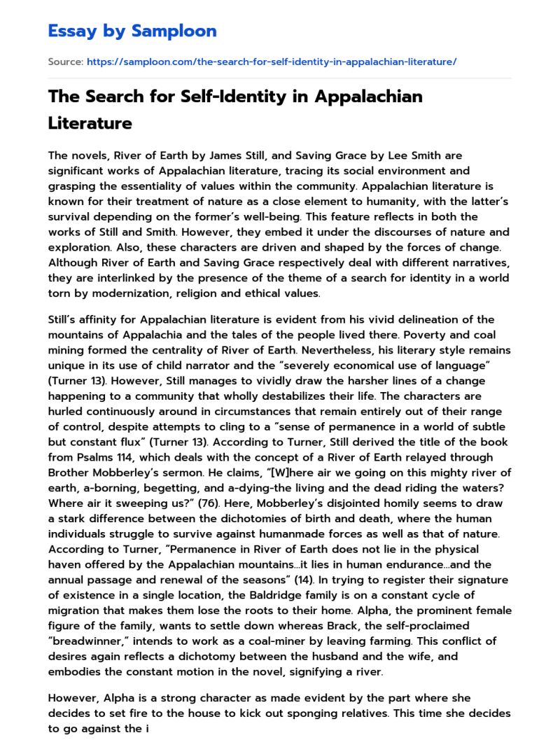 Discovery Of Self Identity Personal Essay On Samploon Com - Perfect Space Photo - Desktop