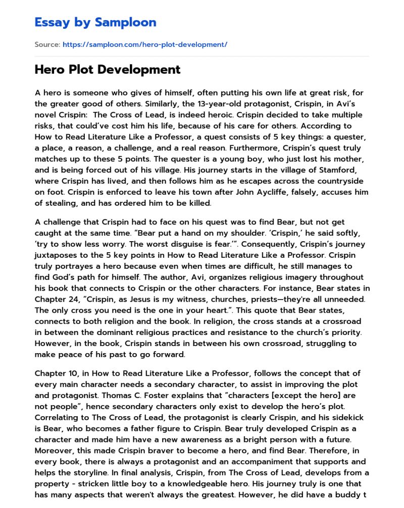 Hero Plot Structure Pdf Pdf Leisure - Gradient Wallpaper Collection - HD Quality
